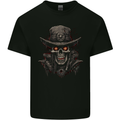 A Heavy Metal Skull Cowboy Demon Evil Kids T-Shirt Childrens Black