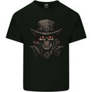 A Heavy Metal Skull Cowboy Demon Evil Kids T-Shirt Childrens Black