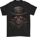 A Heavy Metal Skull Cowboy Demon Evil Mens T-Shirt 100% Cotton BLACK