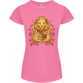 A Heraldic Lion Coat of Arms Shield Womens Petite Cut T-Shirt Azalea