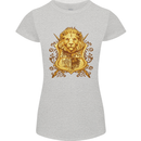 A Heraldic Lion Coat of Arms Shield Womens Petite Cut T-Shirt Sports Grey