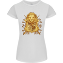 A Heraldic Lion Coat of Arms Shield Womens Petite Cut T-Shirt White