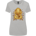 A Heraldic Lion Coat of Arms Shield Womens Wider Cut T-Shirt Sports Grey