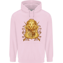A Heraldic Lion Shield Coat of Arms Childrens Kids Hoodie Light Pink