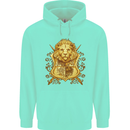 A Heraldic Lion Shield Coat of Arms Childrens Kids Hoodie Peppermint