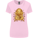 A Heraldic Lion Shield Coat of Arms Womens Wider Cut T-Shirt Light Pink