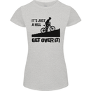 A Hill Get Over It Cycling Cyclist Funny Womens Petite Cut T-Shirt