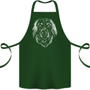 A Hovarwart Dog Cotton Apron 100% Organic Forest Green