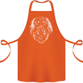 A Hovarwart Dog Cotton Apron 100% Organic Orange