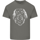 A Hovarwart Dog Mens Cotton T-Shirt Tee Top Charcoal