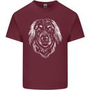 A Hovarwart Dog Mens Cotton T-Shirt Tee Top Maroon