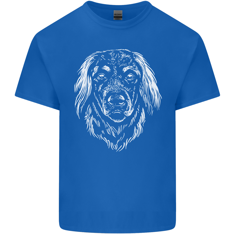 A Hovarwart Dog Mens Cotton T-Shirt Tee Top Royal Blue