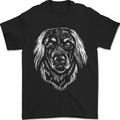 A Hovarwart Dog Mens T-Shirt 100% Cotton Black