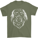 A Hovarwart Dog Mens T-Shirt 100% Cotton Military Green