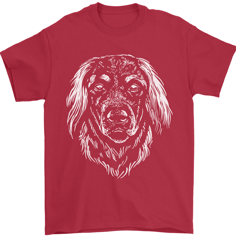 A Hovarwart Dog Mens T-Shirt 100% Cotton Red