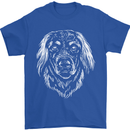 A Hovarwart Dog Mens T-Shirt 100% Cotton Royal Blue