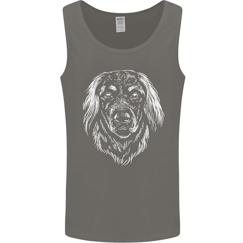 A Hovarwart Dog Mens Vest Tank Top Charcoal