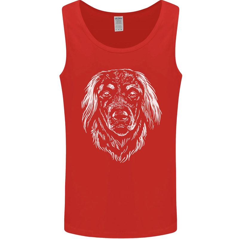 A Hovarwart Dog Mens Vest Tank Top Red