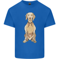 A Hungarian Vizsla Posing Dog Kids T-Shirt Childrens Royal Blue