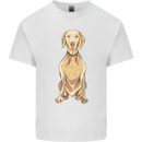 A Hungarian Vizsla Posing Dog Kids T-Shirt Childrens White