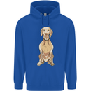 A Hungarian Vizsla Posing Dog Mens 80% Cotton Hoodie Royal Blue
