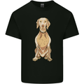 A Hungarian Vizsla Posing Dog Mens Cotton T-Shirt Tee Top Black