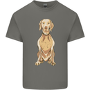 A Hungarian Vizsla Posing Dog Mens Cotton T-Shirt Tee Top Charcoal