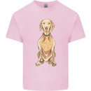 A Hungarian Vizsla Posing Dog Mens Cotton T-Shirt Tee Top Light Pink