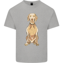 A Hungarian Vizsla Posing Dog Mens Cotton T-Shirt Tee Top Sports Grey
