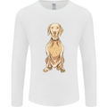 A Hungarian Vizsla Posing Dog Mens Long Sleeve T-Shirt White