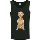 A Hungarian Vizsla Posing Dog Mens Vest Tank Top Black