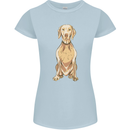 A Hungarian Vizsla Posing Dog Womens Petite Cut T-Shirt Light Blue