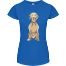 A Hungarian Vizsla Posing Dog Womens Petite Cut T-Shirt Royal Blue