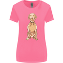 A Hungarian Vizsla Posing Dog Womens Wider Cut T-Shirt Azalea
