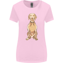 A Hungarian Vizsla Posing Dog Womens Wider Cut T-Shirt Light Pink