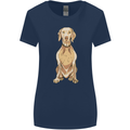 A Hungarian Vizsla Posing Dog Womens Wider Cut T-Shirt Navy Blue