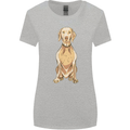 A Hungarian Vizsla Posing Dog Womens Wider Cut T-Shirt Sports Grey