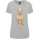 A Hungarian Vizsla Posing Dog Womens Wider Cut T-Shirt Sports Grey