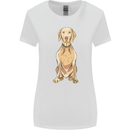A Hungarian Vizsla Posing Dog Womens Wider Cut T-Shirt White