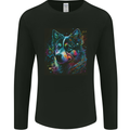 A Husky Dog Mens Long Sleeve T-Shirt Black