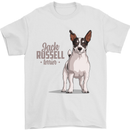 A Jack Russell Dog Illustration Mens T-Shirt 100% Cotton White