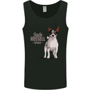 A Jack Russell Dog Illustration Mens Vest Tank Top Black