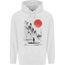 A Japanese Boat at Sunset Childrens Kids Hoodie White