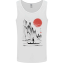 A Japanese Boat at Sunset Mens Vest Tank Top White