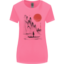 A Japanese Boat at Sunset Womens Wider Cut T-Shirt Azalea