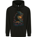 A Japanese Fantasy Water Dragon Childrens Kids Hoodie Black