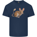 A Jerboa Mens Cotton T-Shirt Tee Top Navy Blue