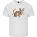 A Jerboa Mens Cotton T-Shirt Tee Top White