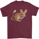 A Jerboa Mens T-Shirt 100% Cotton Maroon