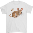 A Jerboa Mens T-Shirt 100% Cotton White